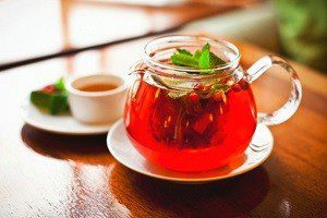 Чай из листьев брусники