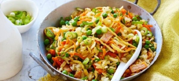 Рис с курицей и овощами